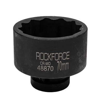 Головка ударная 1'', 70 мм, 12-гр. RockForce RF-48870