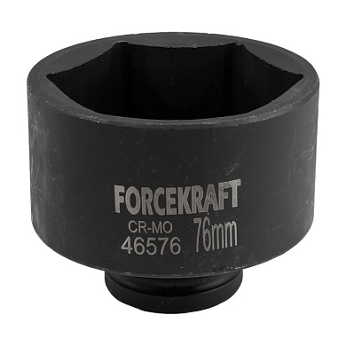 Головка ударная 3/4", 76 мм, 6-гр. ForceKraft FK-46576