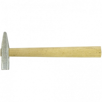 Молоток слесарный 200 г. квадратный боек, деревянная рукоятка Россия 10260