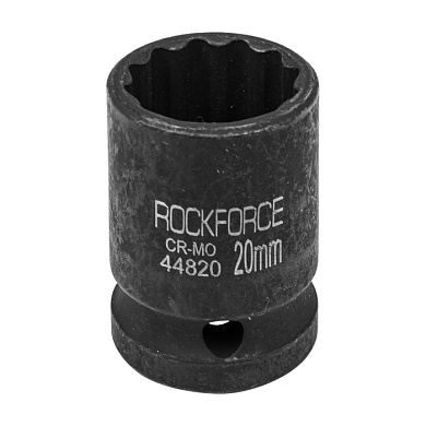 Ударная торцевая головка 20 мм 12-гр. 1/2" RockForce RF-44820
