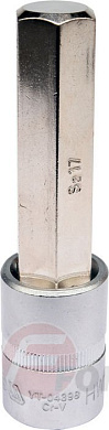 Головка-бита 1/2'' HEX 17 L100 мм. Yato YT-04398