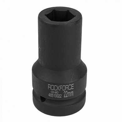 Головка ударная глубокая 1'', 23 мм, 6-гр RockForce RF-48510023