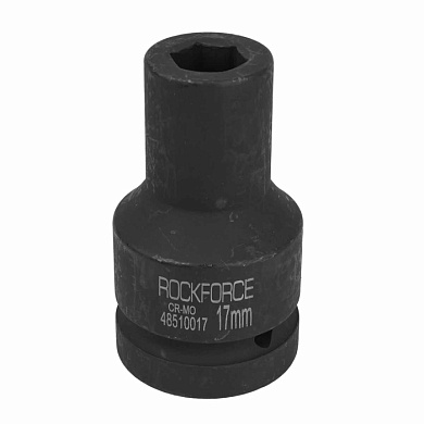 Глубокая ударная головка 17 мм 6-гр. 1'' RockForce RF-48510017