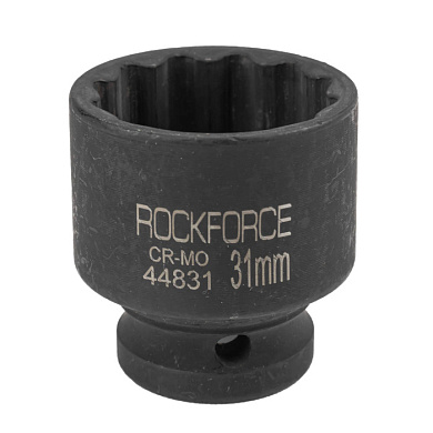 Ударная торцевая головка 31 мм 12-гр. 1/2" RockForce RF-44831