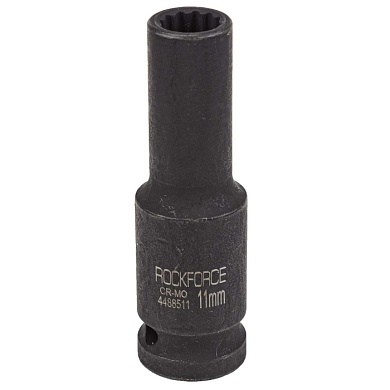 Головка ударная глубокая 11 мм, 12-гр., 1/2" RockForce RF-4488511