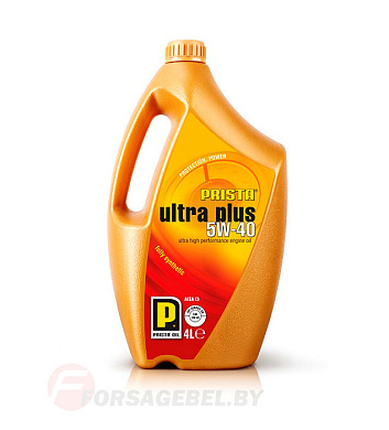 Моторное масло синтетическое PRISTA ULTRA PLUS 5W-40 4 л.