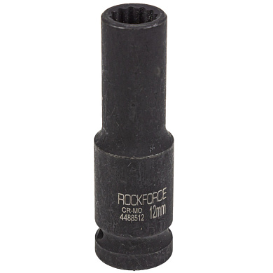 Головка ударная глубокая 12 мм, 12-гр., 1/2" RockForce RF-4488512