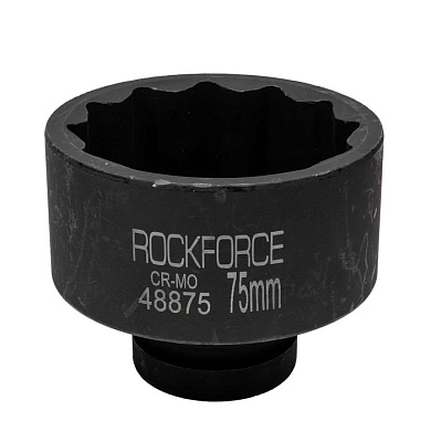 Головка ударная 1'', 75 мм, 12-гр. RockForce RF-48875