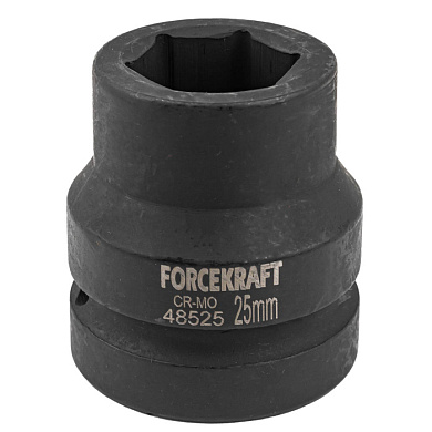 Головка ударная 1'', 25 мм, 6-гр. ForceKraft FK-48525