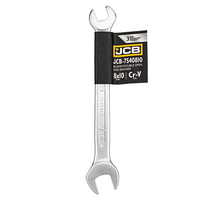 Ключ рожковый 8x10 мм JCB JCB-7540810