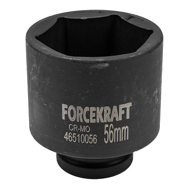 Головка ударная глубокая 3/4'', 56 мм, 6-гр. ForceKraft FK-46510056