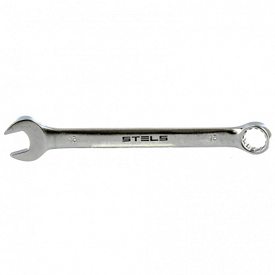 Комбинированный ключ 13 мм. матовый хром STELS 15209