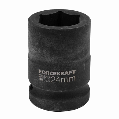 Ударная торцевая головка 24 мм. 6-гр. 3/4'' ForceKraft FK-46524