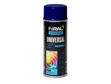 Краска-эмаль аэроз. универсальная глянцевая 400 мл RAL 5022 (Ночной синий) INRAL 26-7-6-033
