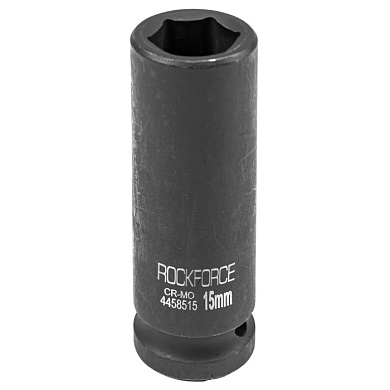 Глубокая ударная головка 15 мм 6-гр. 1/2'' RockForce RF-4458515