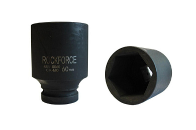Глубокая ударная головка 60 мм. 6-гр. 1'' RockForce RF-48510060