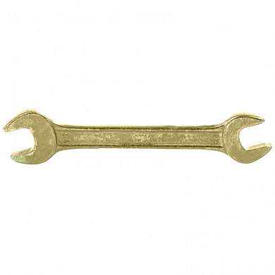 Рожковый ключ 12х13 мм. желтый цинк СИБРТЕХ 14305