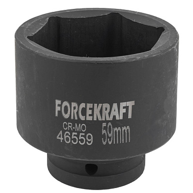Головка ударная 3/4'', 59 мм, 6-гр. ForceKraft FK-46559