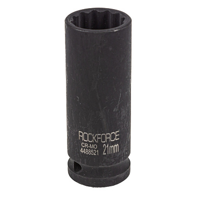 Головка ударная глубокая 21 мм, 12-гр., 1/2" RockForce RF-4488521
