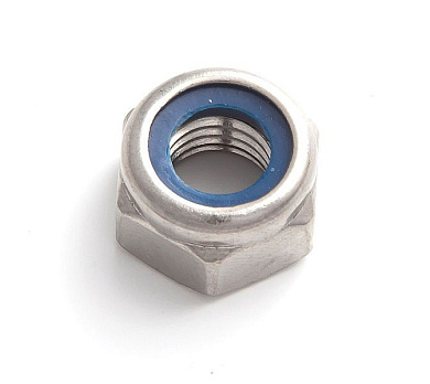 Гайка с контрящим кольцом М6, DIN985, нерж. сталь, 50 шт EKT 5724101