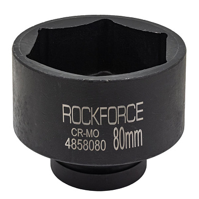Ударная торцевая головка 1'', 80 мм 6-гр. RockForce RF-4858080