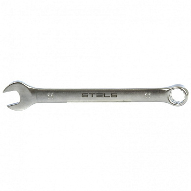 Комбинированный ключ 11 мм. матовый хром STELS 15207