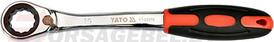 Ключ накидной с трещоткой 16 мм. CrV Yato YT-02378