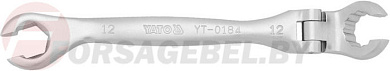 Ключ разрезной с шарниром 12 мм. CrV Yato YT-0184