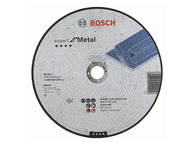 Круг отрезной 230х3,0х22.23 мм для металла Expert Metal BOSCH 2608600324