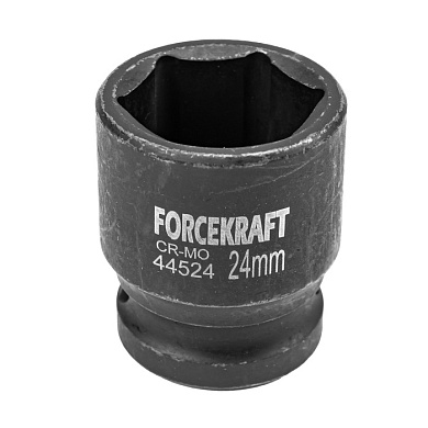 Ударная торцевая головка 24 мм. 6-гр. 1/2'' ForceKraft FK-44524