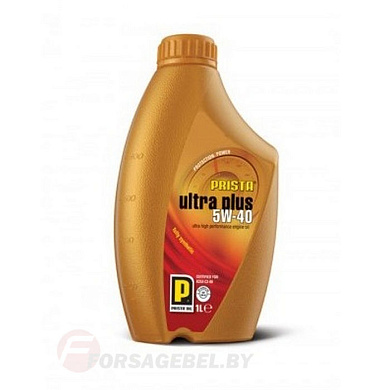 Моторное масло синтетическое PRISTA ULTRA PLUS 5W-40 1 л.