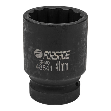 Головка ударная 1'', 41 мм, 12-гр. Forsage F-48841