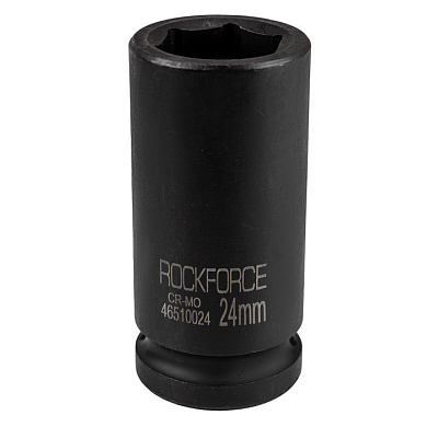 Глубокая ударная головка 24 мм. 6-гр. 3/4'' RockForce RF-46510024