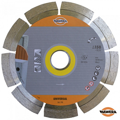 Алмазный диск по бетону 150x22,23 мм HAWERA F00Y265790