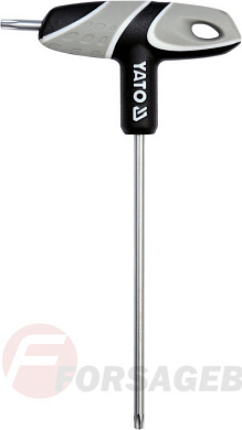 Ключ Torx c T-образной ручкой T27 17х92х140 мм. S2 Yato YT-05607