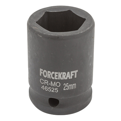 Ударная торцевая головка 25 мм. 6-гр. 3/4'' ForceKraft FK-46525