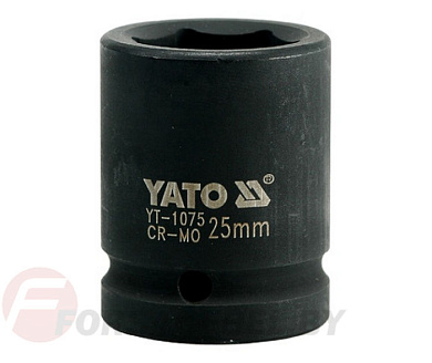 Ударная торцевая головка 6-гр. 3/4'' 25 мм. L50 мм. Yato YT-1075