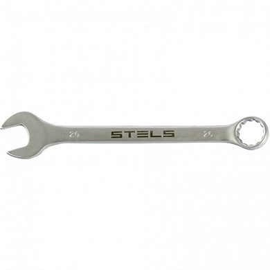 Комбинированный ключ 26 мм. матовый хром STELS 15228