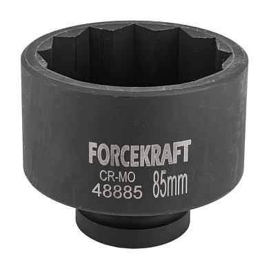 Головка ударная 1'', 85 мм, 12-гр. ForceKraft FK-48885