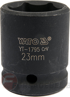 Ударная торцевая головка 6-гр. 1/2'' 12 мм. L38 мм. Yato YT-1784