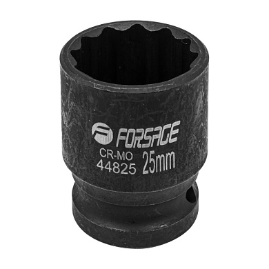 Ударная торцевая головка 25 мм 12-гр. 1/2" Forsage F-44825