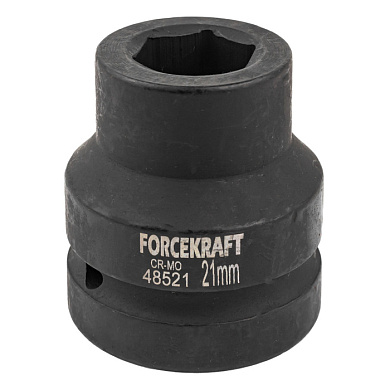 Головка ударная 1'', 21 мм, 6-гр. ForceKraft FK-48521