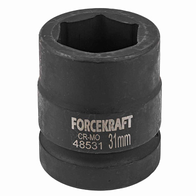 Головка ударная 1'', 31 мм, 6-гр. ForceKraft FK-48531