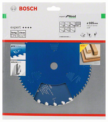 Пильный диск Expert for Wood 165x30 мм Z24 BOSCH 2608644025