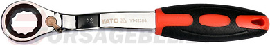 Ключ накидной с трещоткой 22 мм. CrV Yato YT-02384