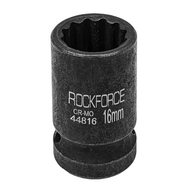 Ударная торцевая головка 16 мм 12-гр. 1/2" RockForce RF-44816