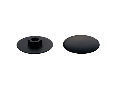 Заглушка для конфирмата, декоративная черная, 1000 шт в пакете, Starfix SM-49889-1000