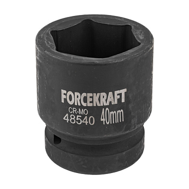 Головка ударная 1'', 40 мм, 6-гр. ForceKraft FK-48540
