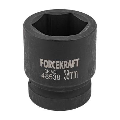 Головка ударная 1'', 38 мм, 6-гр. ForceKraft FK-48538