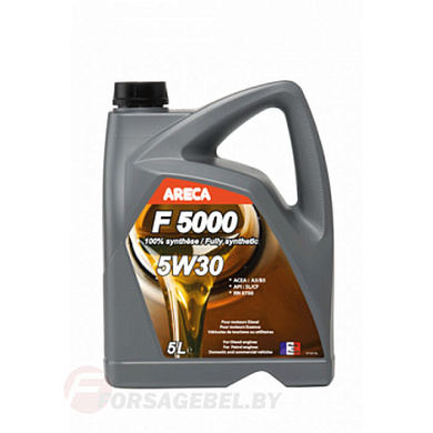 Моторное масло синтетическое F5000 5W-30 5 л.